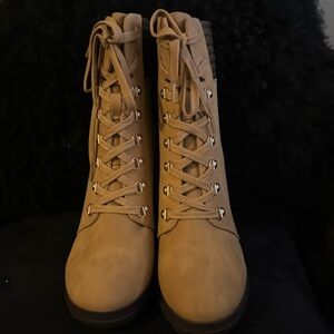 Tan boots